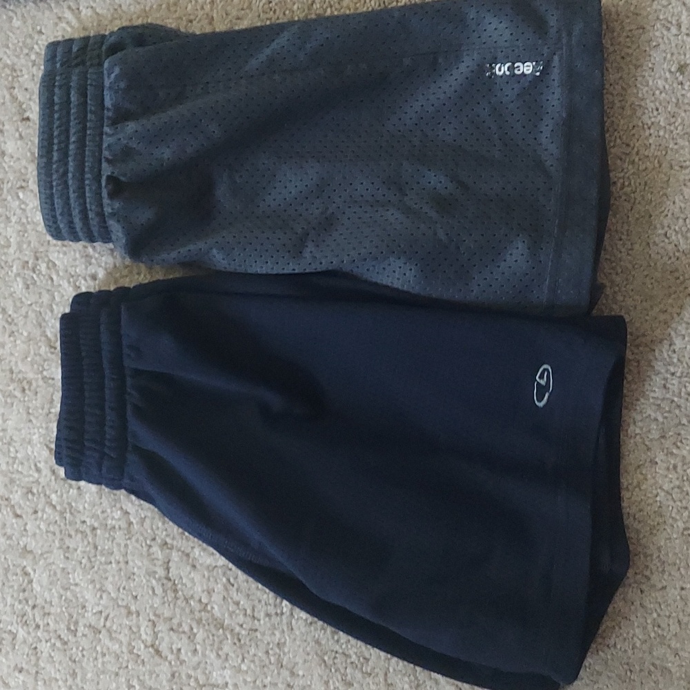 Boys shorts, champion xs 4-5 & Reebok xxs 4-6